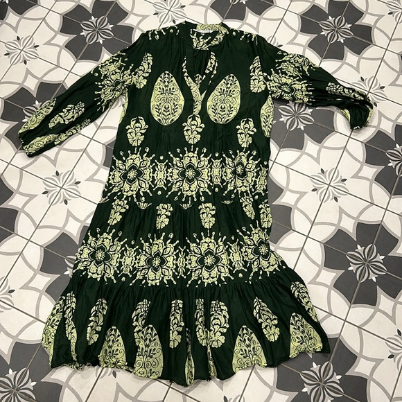 Long print dress - Zara - Picture 3 of 11